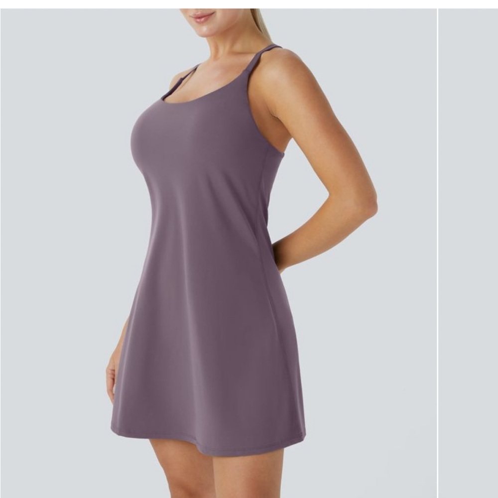 Halara Softlyzero Plush Backless Pocket Dress for D+ Cups. New with Tags!